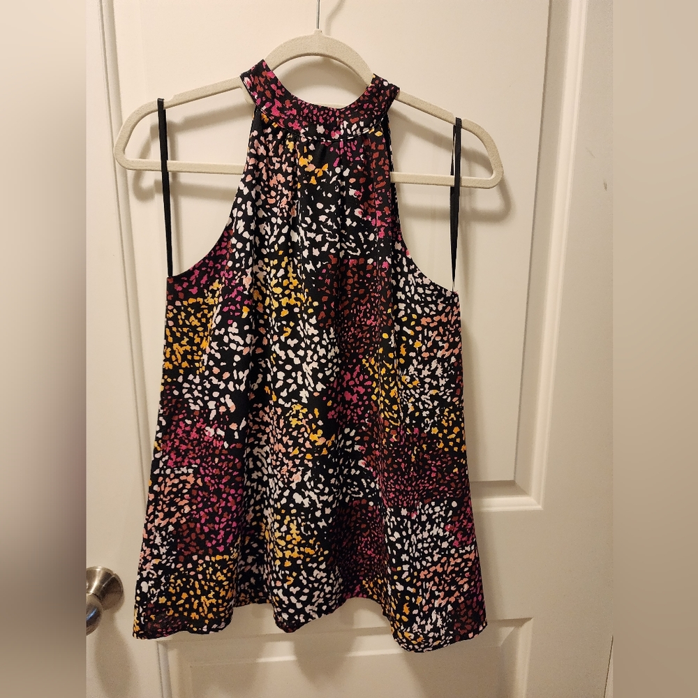 NWT Gibson Safari Sunset Cheetah sleeveless top